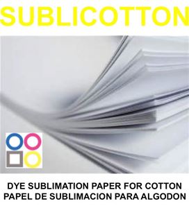 100 Sheets for Dye Sublimation cotton SUBLICOTTON Heat Transfer Paper 8.5"x11"